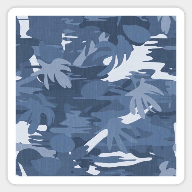 Tahiti Garden in Navy Blue Shades Sticker by matise